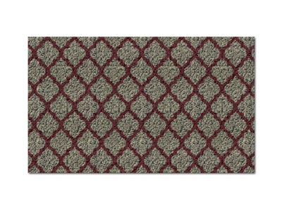 Cranberry Quatrefoil