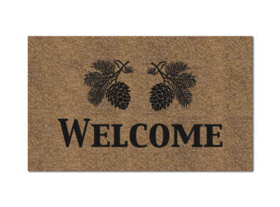 Pinecones Welcome