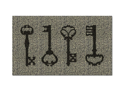 Vintage Keys Black