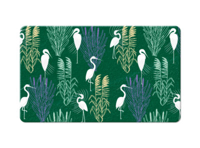 Cranes Reeds Emerald