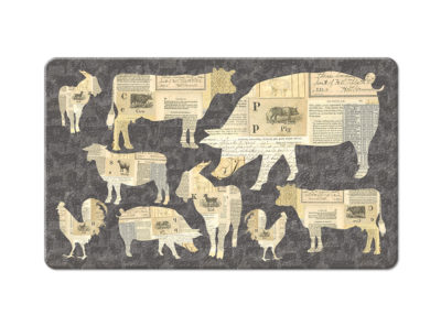Farm Animal Decoupage